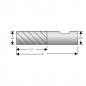 Preview: Schaftfräser VHM 35°/38° Ø16mm 4 S., HB, TiAIN (Stahl/Inox/Hart/Guss/Super-Leg.) Preview: Schaftfräser VHM 35°/38° Ø16mm 4 S., HB, TiAIN (Stahl/Inox/Hart/Guss/Super-Leg.)