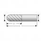 Preview: Radiusfräser VHM 30° 20mm (Stahl/INOX/Guss/NE) 2 S., kurz, HB, AlTiN Preview: Radiusfräser VHM 30° 20mm (Stahl/INOX/Guss/NE) 2 S., kurz, HB, AlTiN