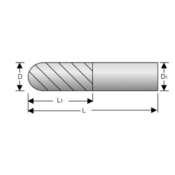 Radiusfräser VHM 30° 20mm (Stahl/INOX/Guss/NE) 2 S., kurz, HB, AlTiN Radiusfräser VHM 30° 20mm (Stahl/INOX/Guss/NE) 2 S., kurz, HB, AlTiN