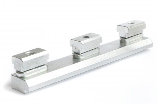 Anschlagschiene silber verz. Länge 125mm